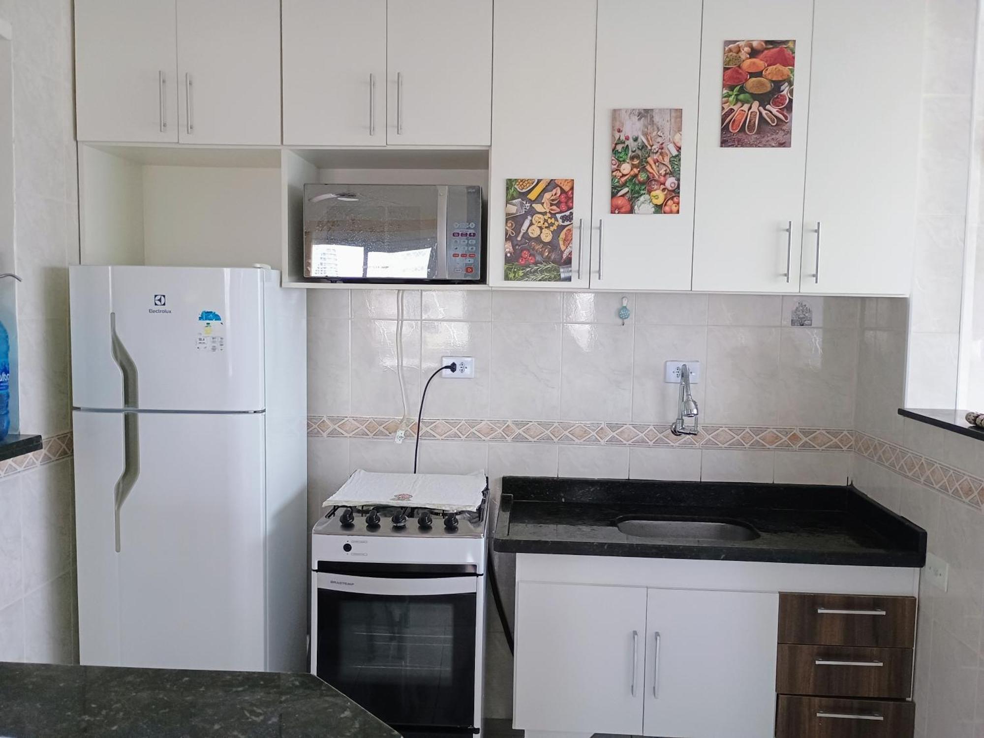 Apartment Grande 30 Metros Da Estacionamento Gratuito E Wi-fi Praia Grande (Santos)