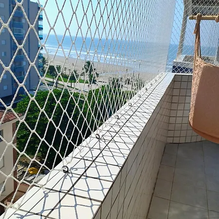 Apartamento Praia Grande 30 Metros Da Praia Estacionamento Gratuito E Wi-Fi Exterior photo