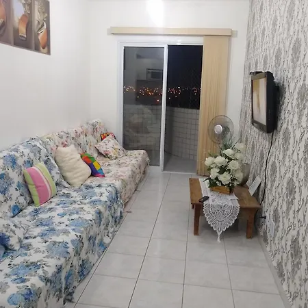 Apartamento Praia Grande 30 Metros Da Praia Estacionamento Gratuito E Wi-Fi Exterior photo